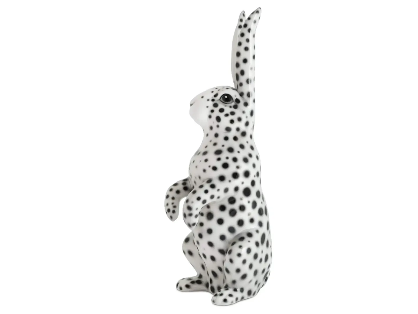 Abhika Figur Hase Ohren Stehend Getupft H: 51 cm | Schubiger Möbel