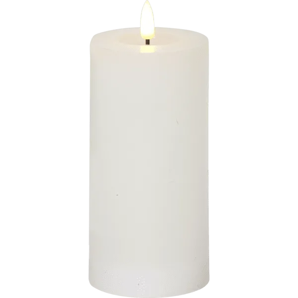 Led Blockljus flytande vax Vit 17,5 cm