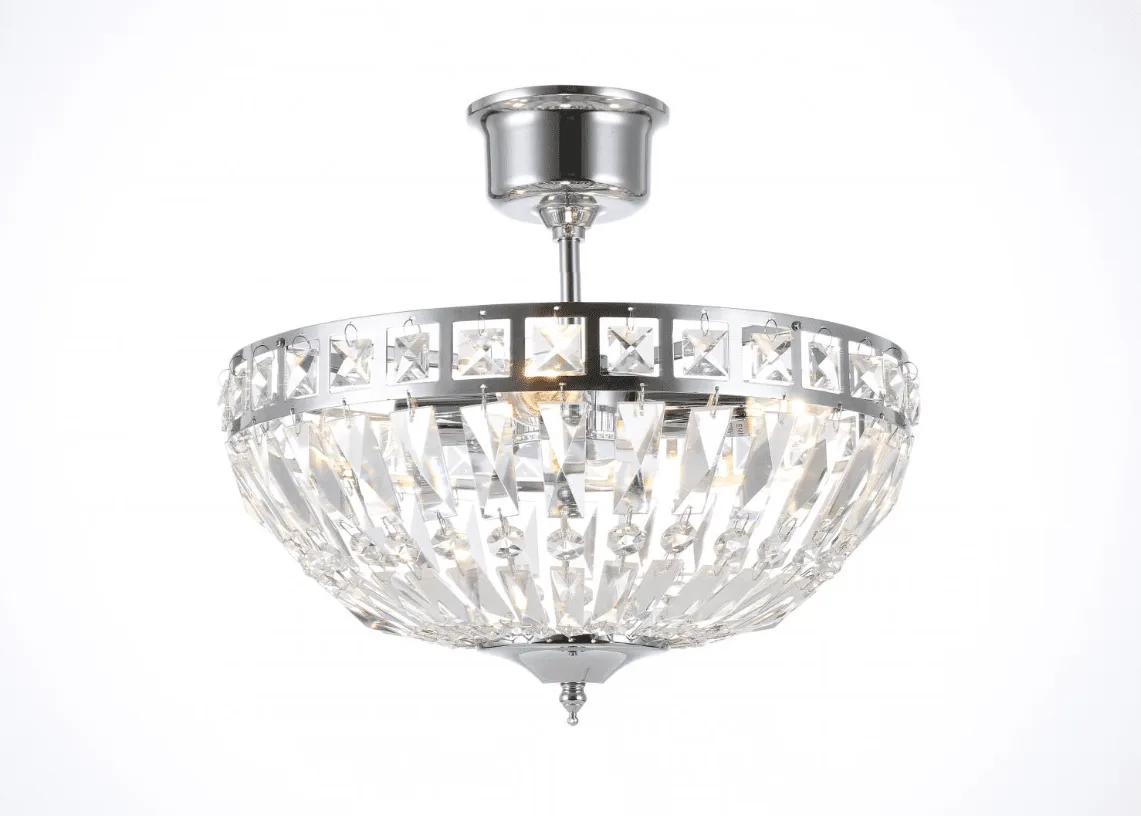 Norrsken Design - Flores Ø35 - Kristallkrona - Silver