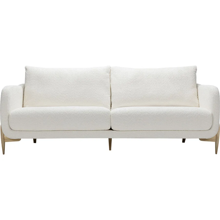 Sofa Leya Ohne Polyester, Eiche weiss B 215 T 97 cm