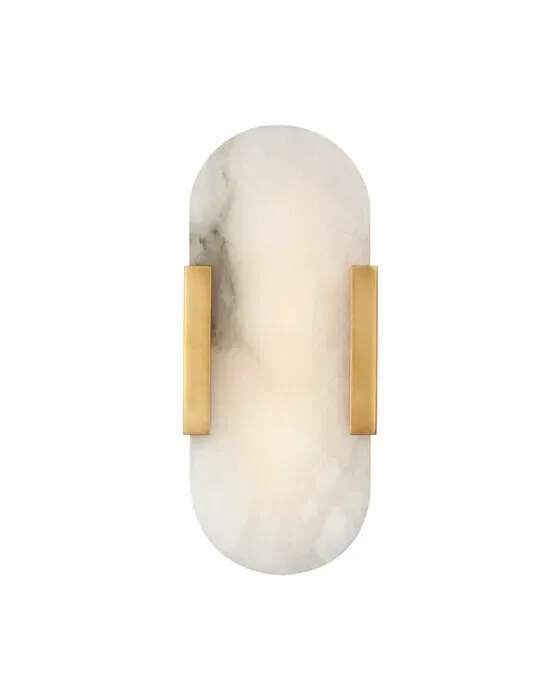 Melange 10" Elongated Sconce Brass