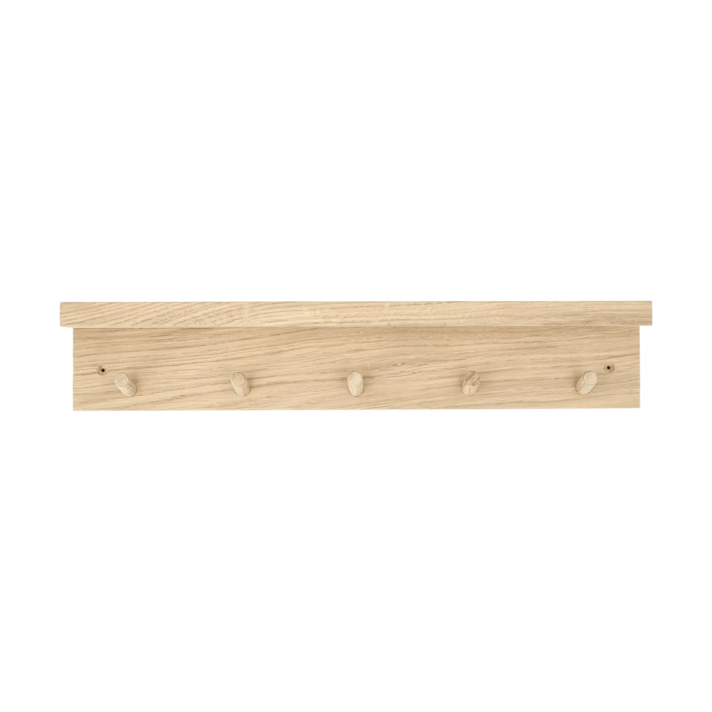 Scandi Living Alley Hakenleiste mit Ablage Eiche