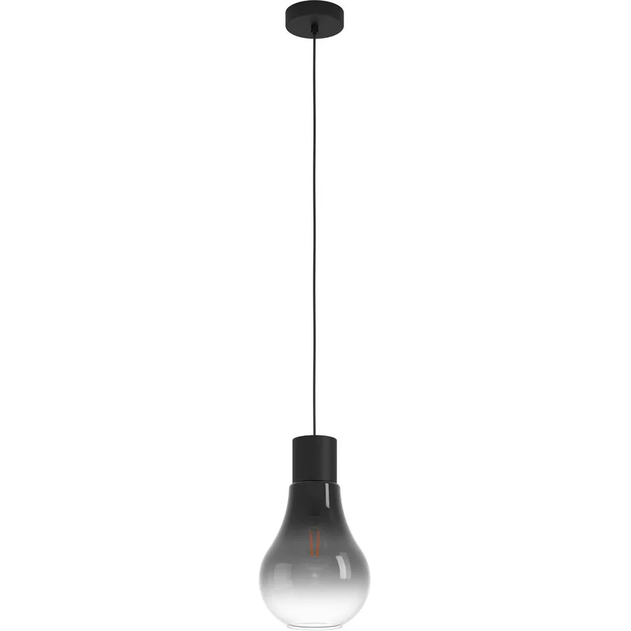 Eglo Pendellampe Chasely Schwarz Stahl B 20 cm