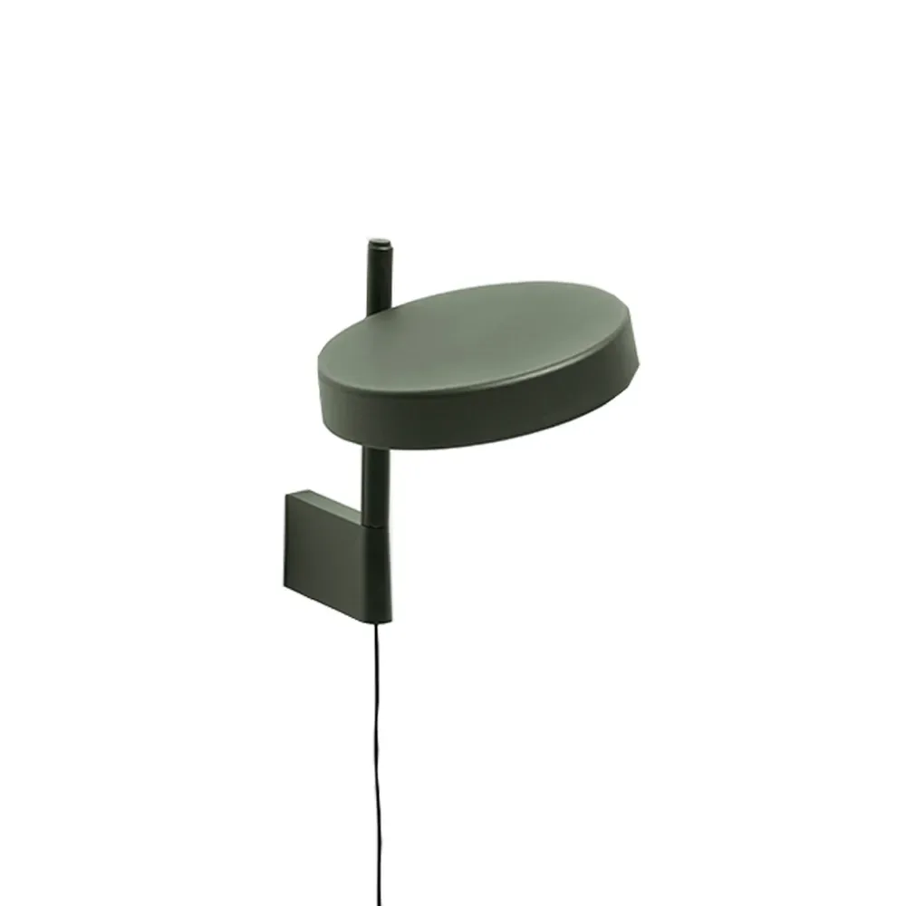 Wastberg+ w182 Pastille br1 vägglampa olive green, kort arm