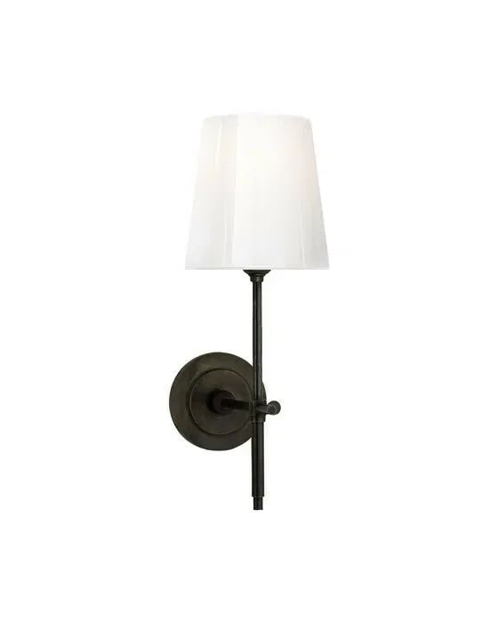 Bryant væglampe bronze/hvid