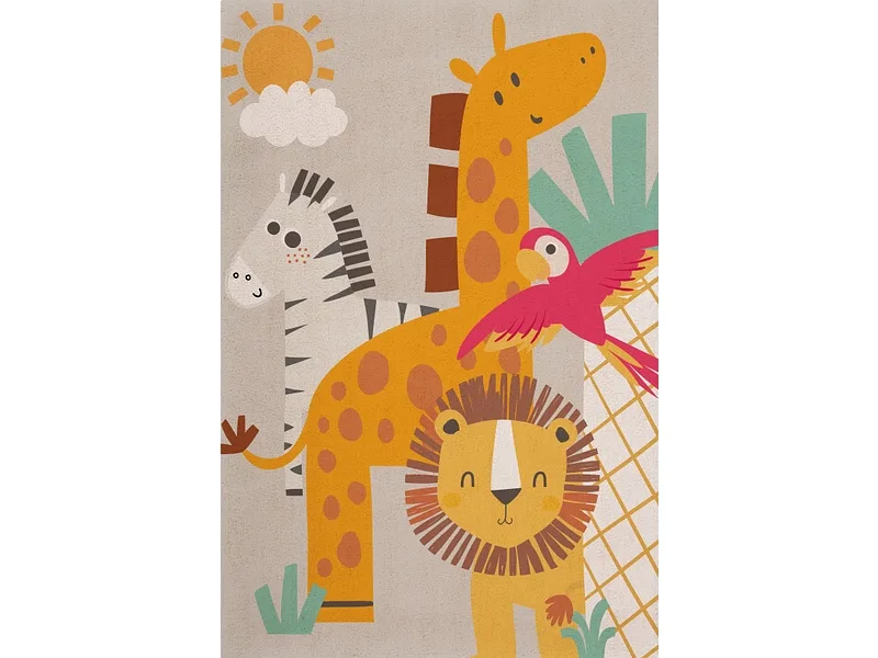 Kinderteppich JUNGLE 115x160cm