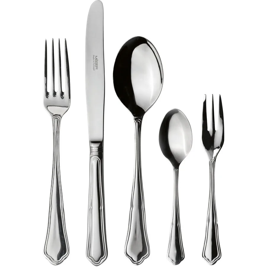 MÄSER Besteck-Set 30-tlg. Pacifico Silber Edelstahl