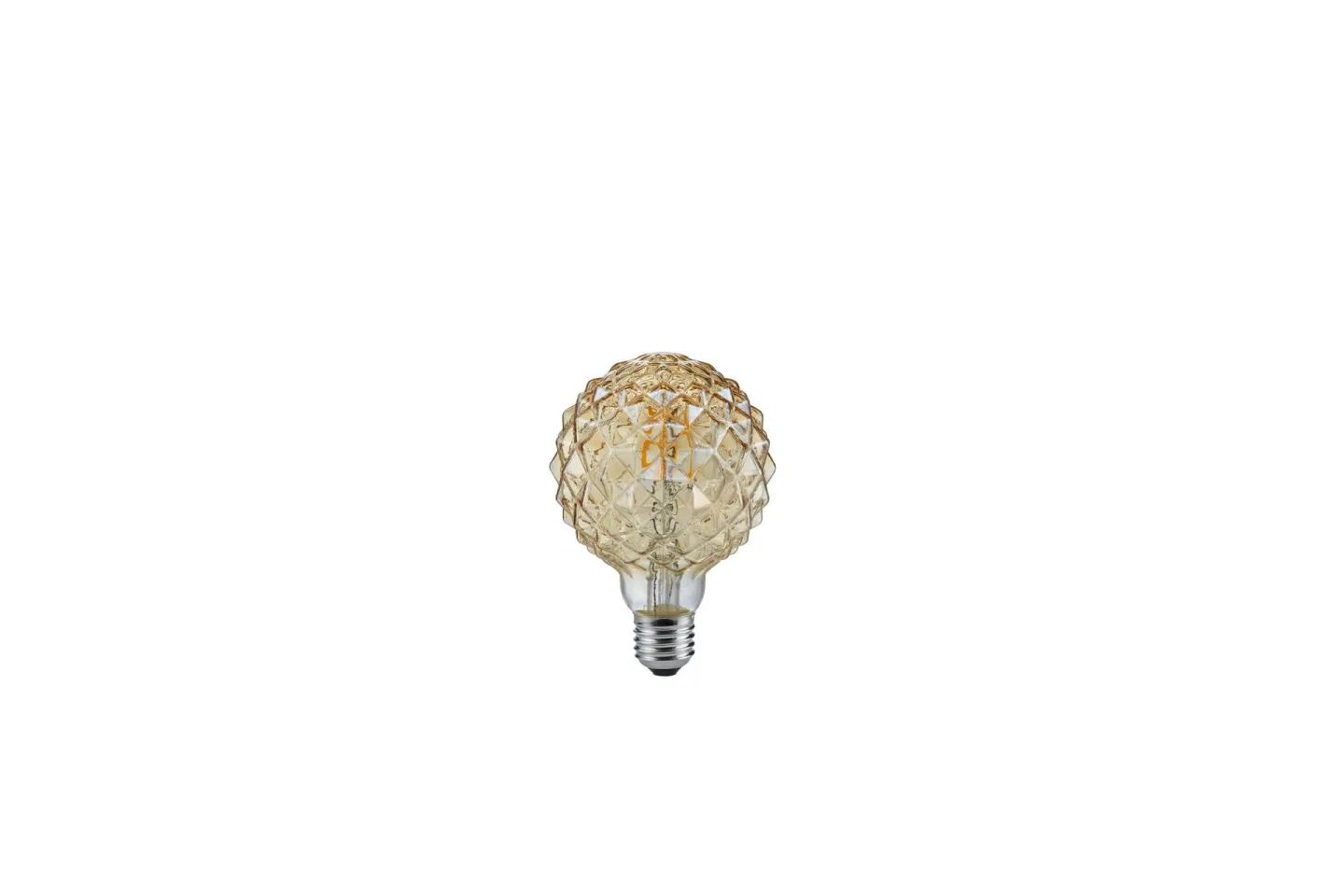 LK LED E27 deco filament 904 4W 320lm 2700K brun - Vit