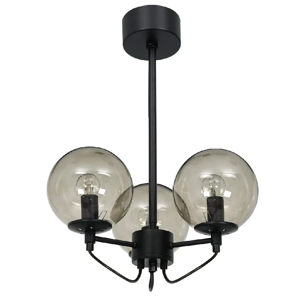 Hallbergs - Perla 3 Ø37 - Takplafond - Svart