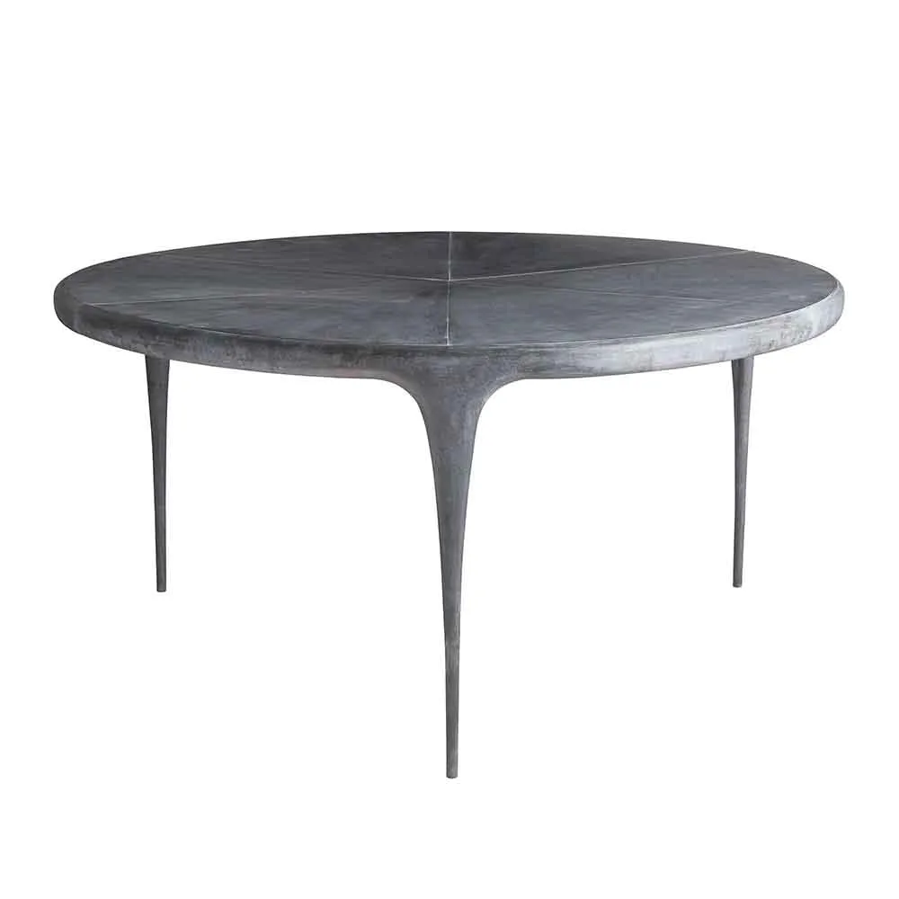 Reeves trädgårdsbord Ø 120 cm Zink
