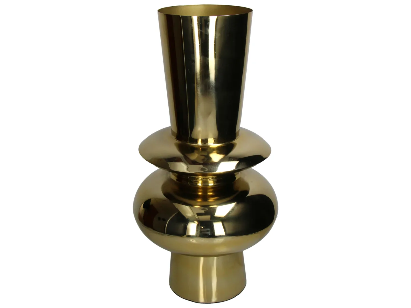 Kersten Vase Metall Gold H: 65 cm | Schubiger Möbel
