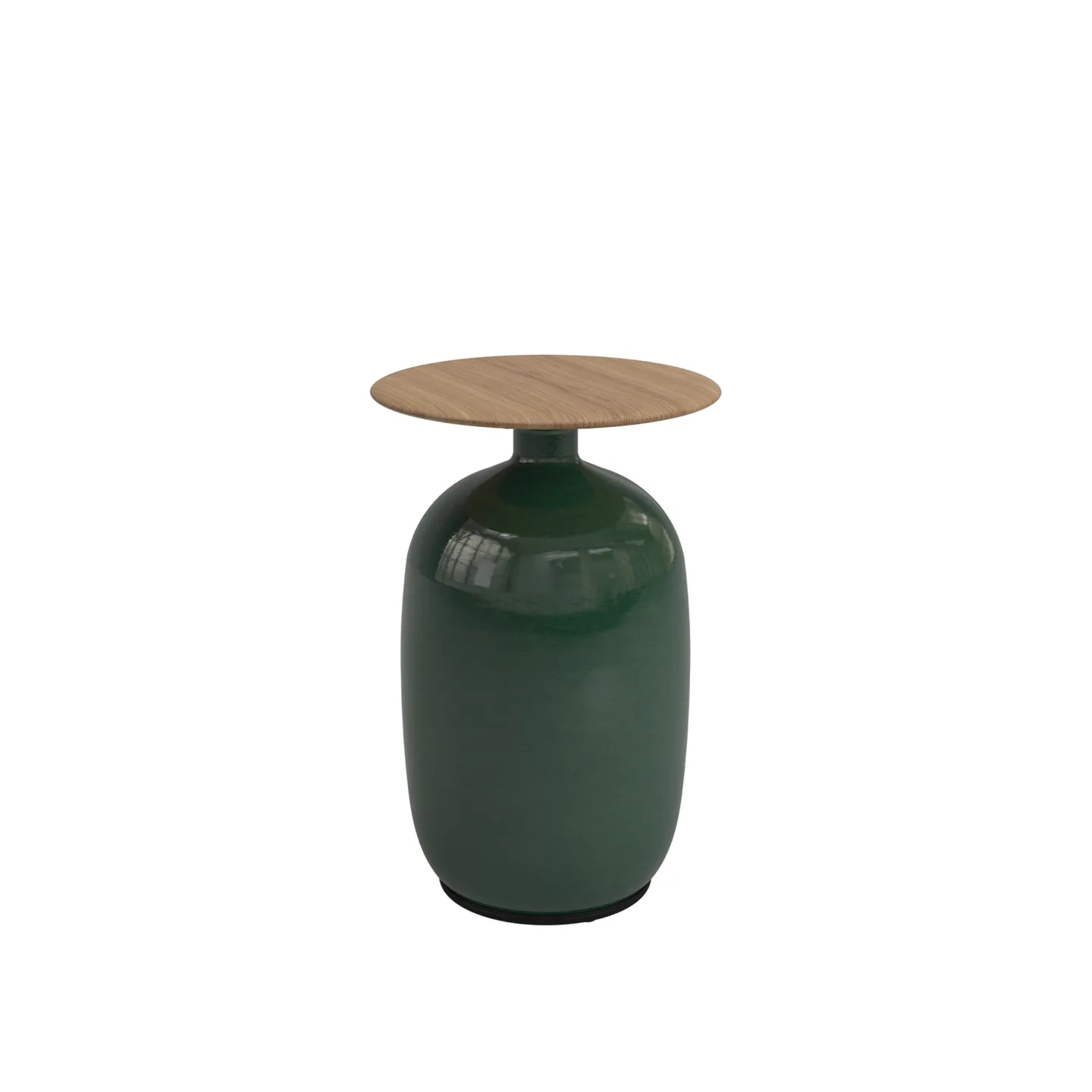 Gloster - Blow High Side Table, Emerald - Småbord och sidobord utomhus - Henrik Pedersen - Grön - Trä/Sten