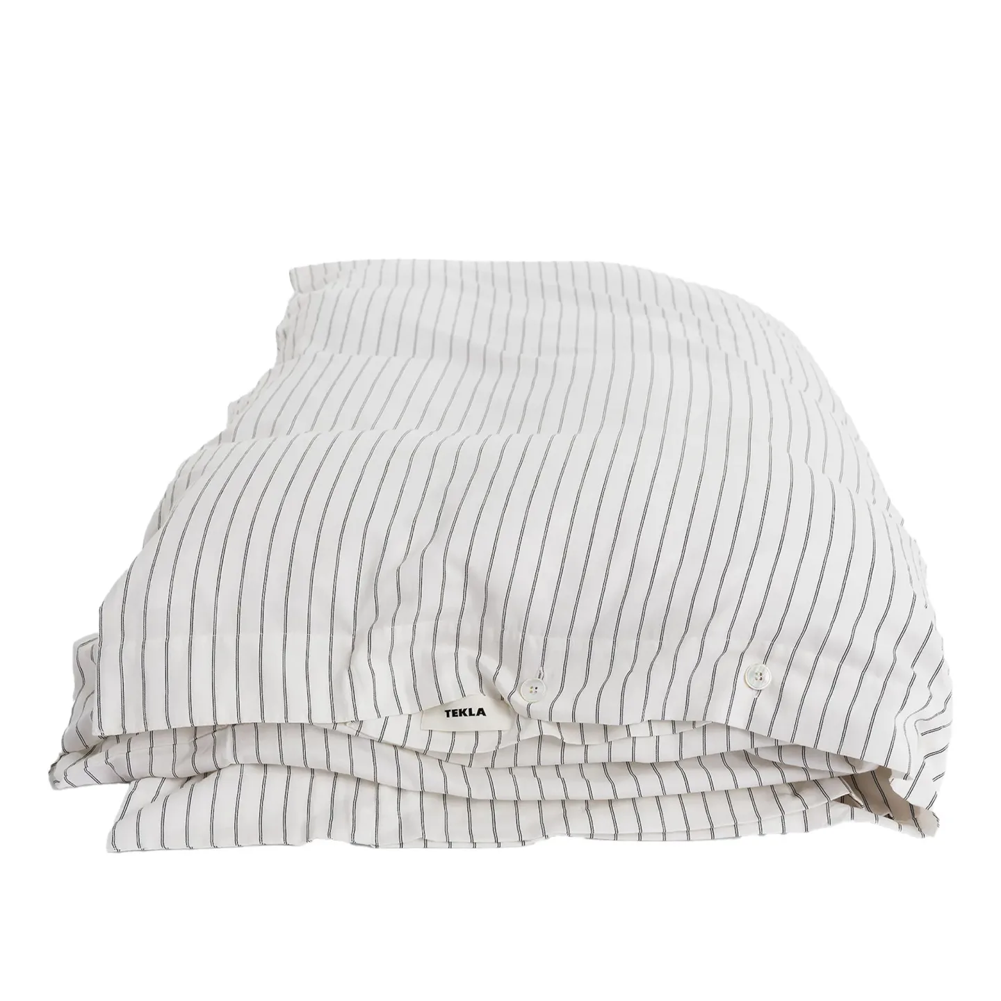 Tekla - Sateen duvet covers solid 150x210cm satin stripes - Påslakan - Flerfärgad - Bomull