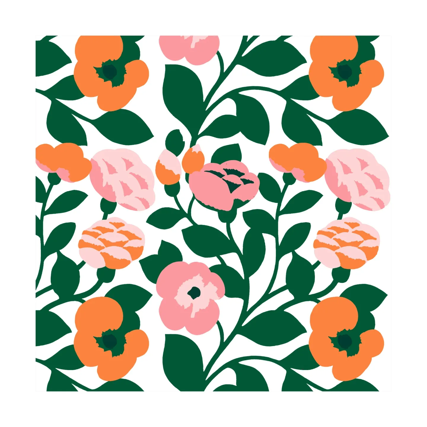 Marimekko Green green Serviette 33x33 cm 20er Pack Dark Green