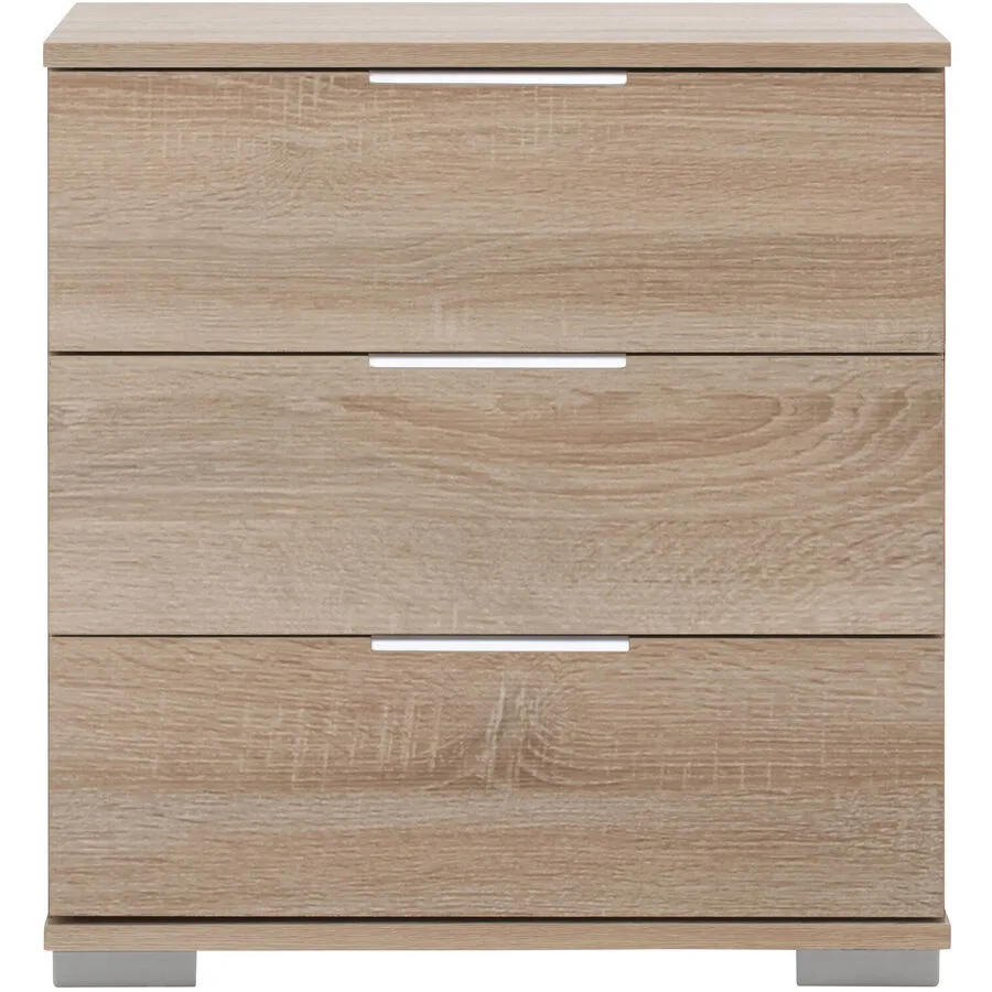 Nachttisch Peyton A Eiche sägerau Holzwerkstoff B 52 H 58 cm
