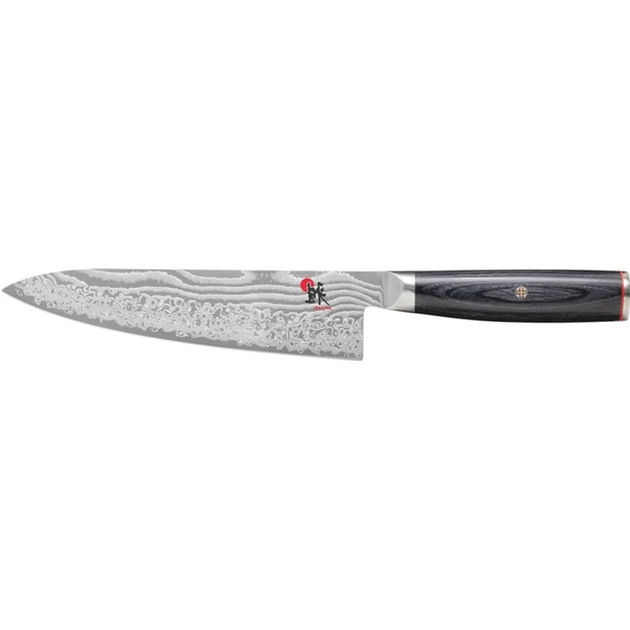 Fleischmesser Miyabi Silber Edelstahl/holz 20 cm - Material: FC61 Stahl / Pakka Holz