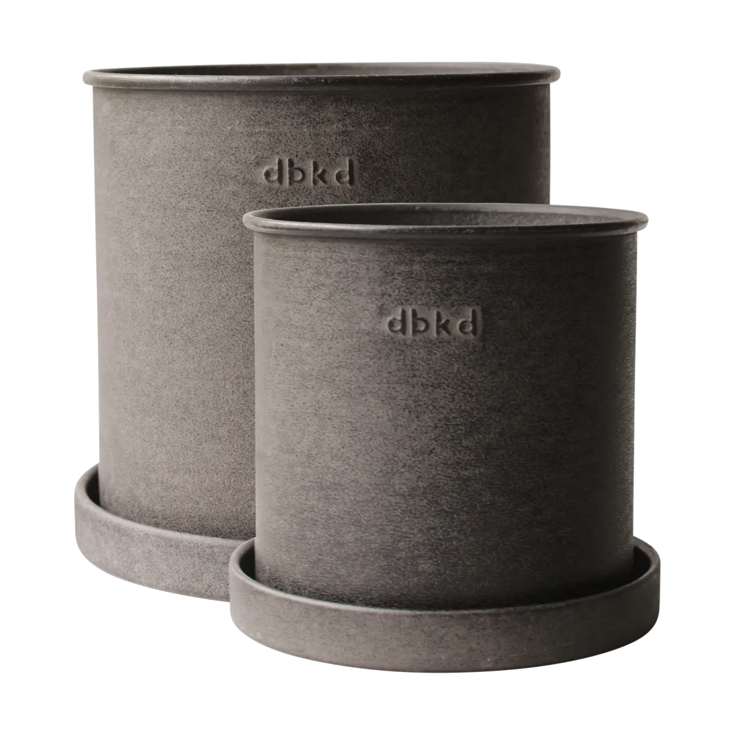 DBKD Plant pot Blumentopf small 2er Pack Brown