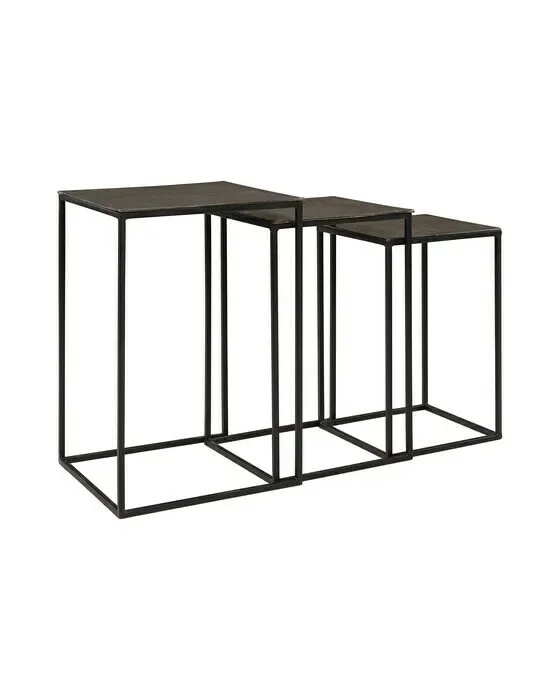 Nova Side Table Graphite 3-pcs