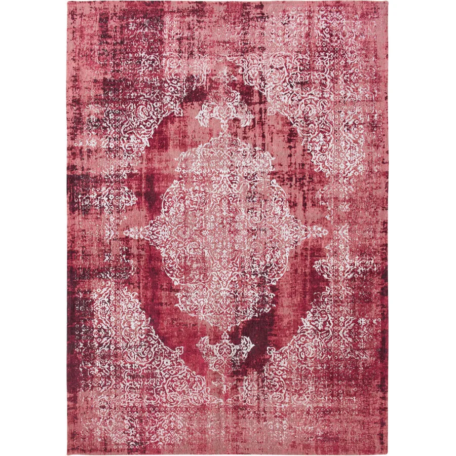 Teppich Kirman Dunkelrot, Rosa, Weiss Anderes Muster Polyester 240 x 340 cm