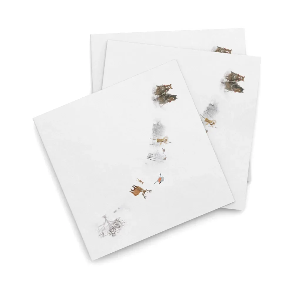 Wik & Walsøe Julemorgen servett 25x25 cm 20-pack Story