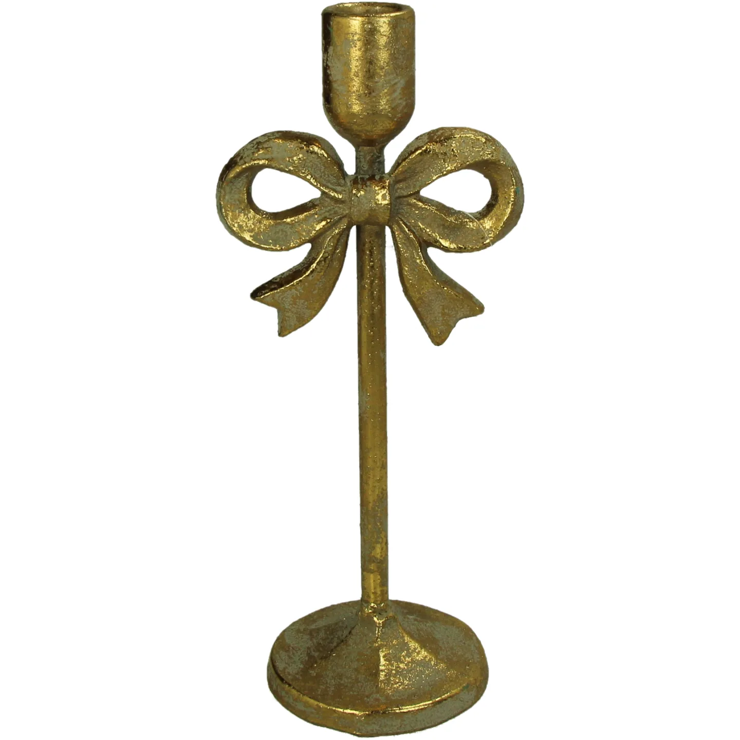 Kersten Kerzenständer Masche Aus Metal, Gold H: 26 cm | Schubiger Möbel