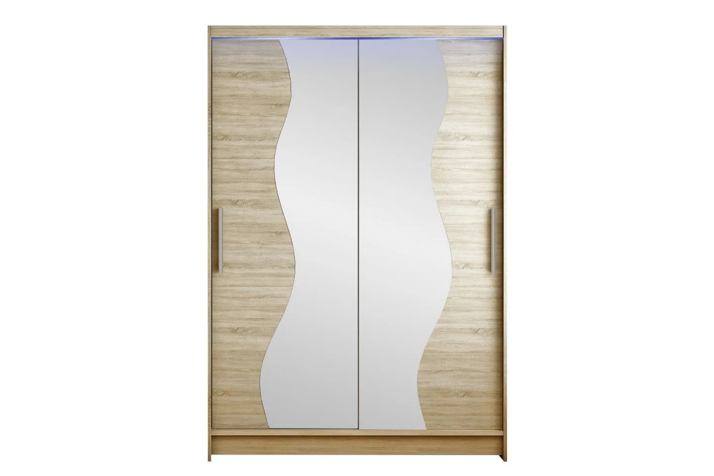 Estella Garderob med Spegel 120x200 cm - Beige