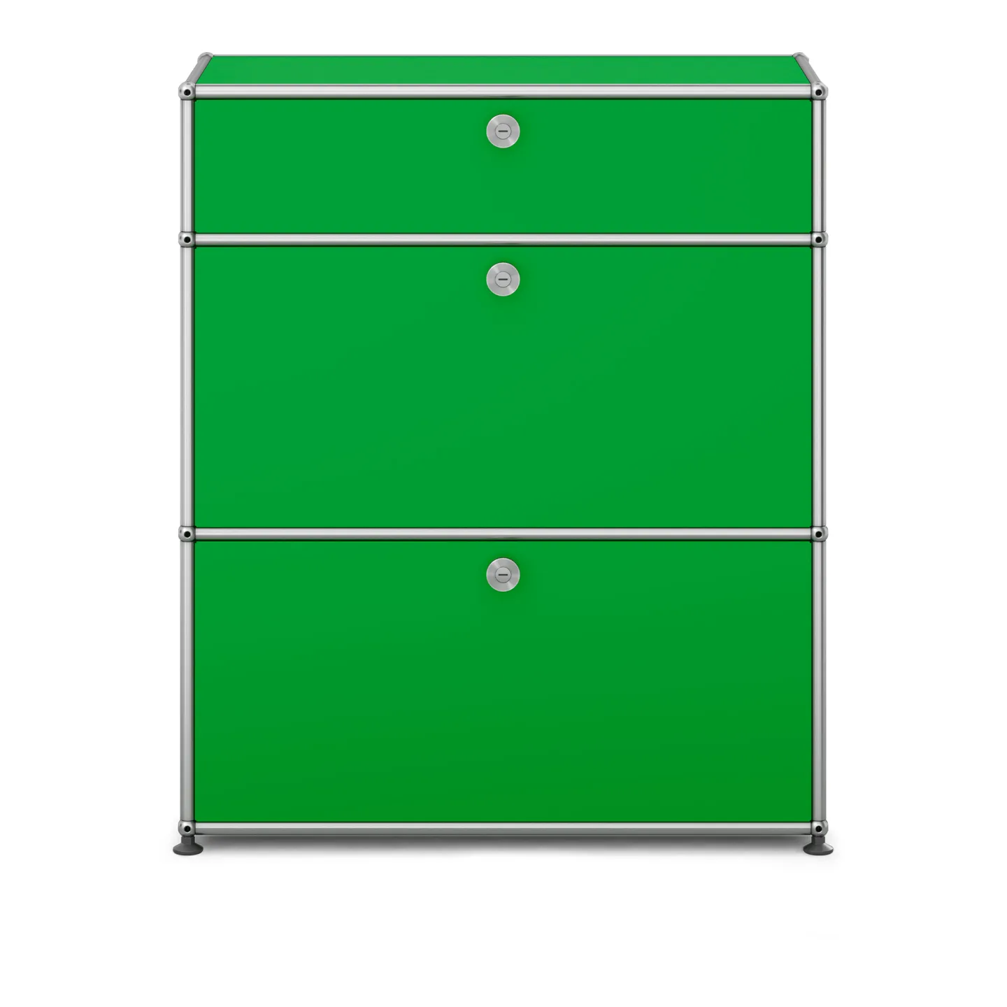 USM - USM Haller Shelf M25 USM Green - Byråer - Fritz Haller & Paul Schärer - Grön