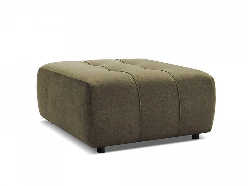 Hocker BOBOCHIC ARSENE 100x100x45cm samt grün