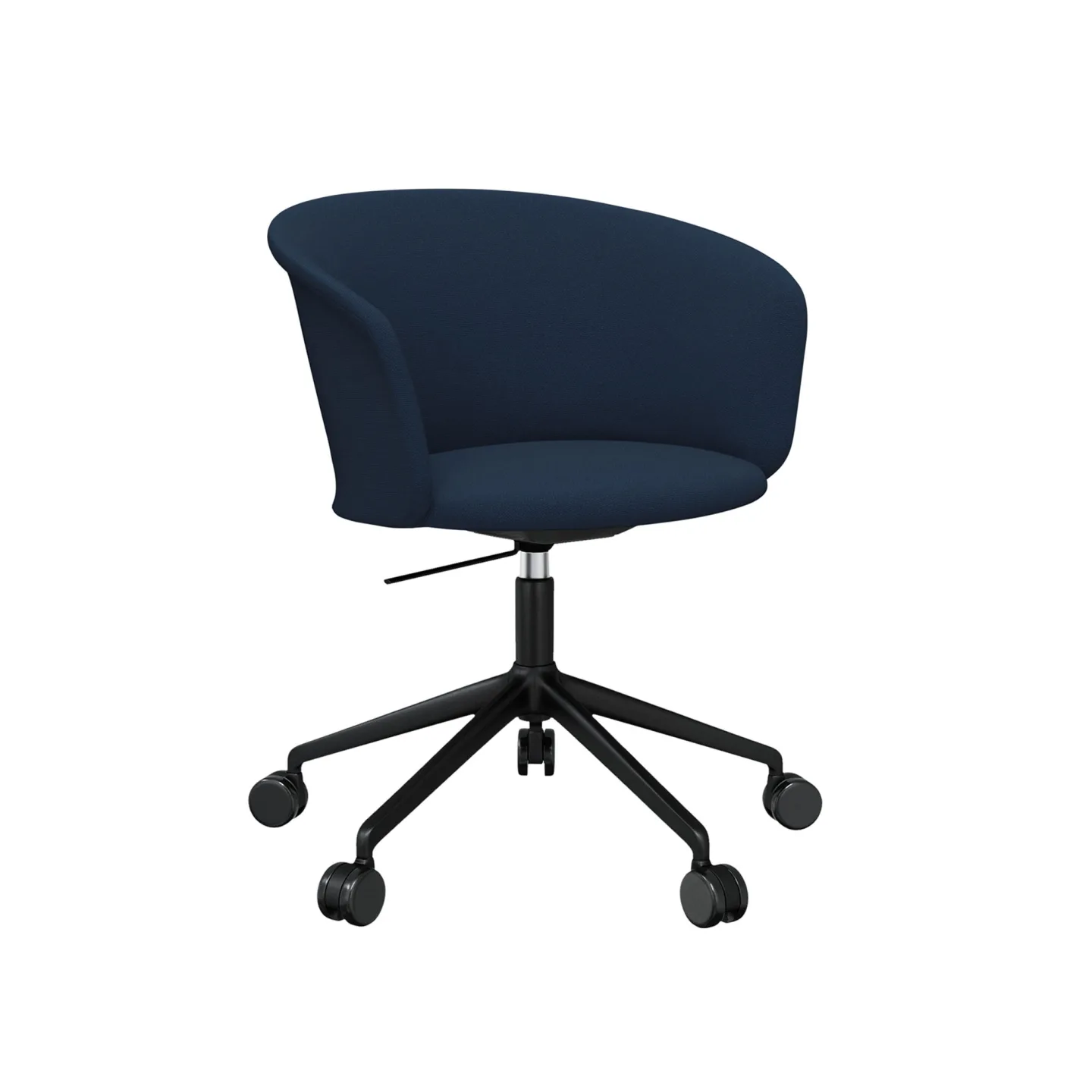 HEM - Kendo Swivel Chair 5-star Castors - Dark Blue/Black - Kontorsstolar - Sabine Marcelis,LucidiPevere - Blå - Metall/Trä/Skum/Plast/Ull
