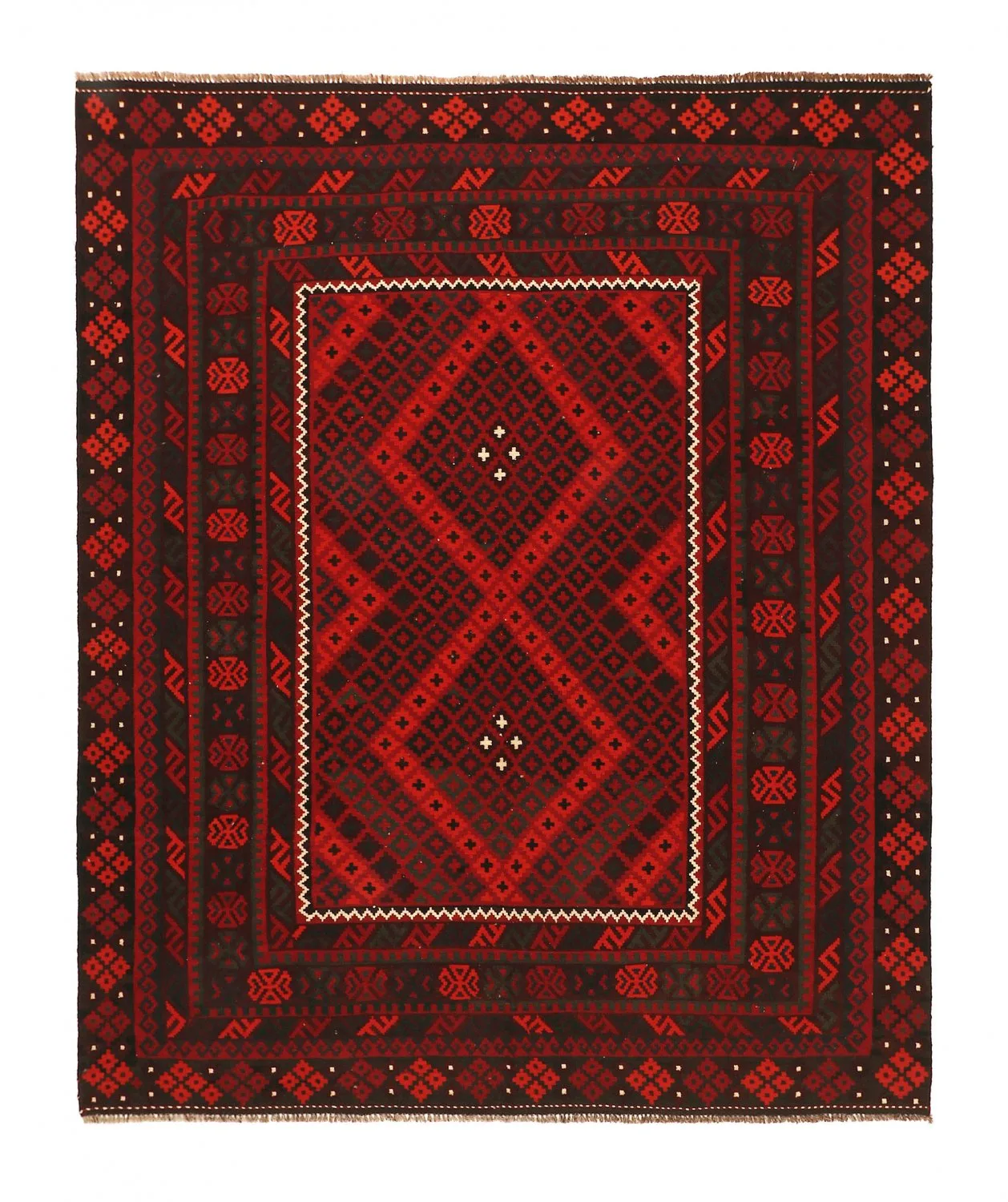 Orientalsk kelimteppe 309 x 260 cm (Størrelse: 309 x 260 cm)