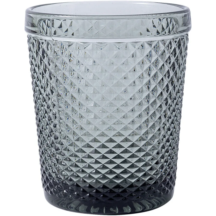 Trinkglas Alissa rauchgrau Glas H 10 cm 0.3 l