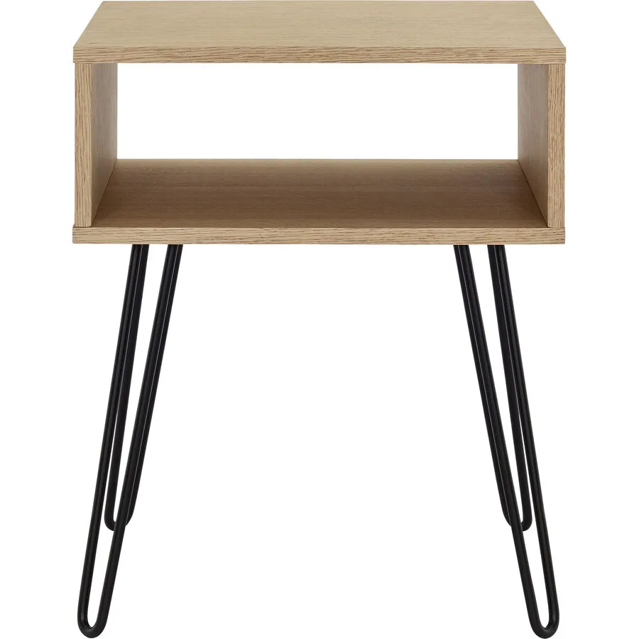MyDeal Nachttisch Milo eiche Holzwerkstoff B 45 H 55 cm