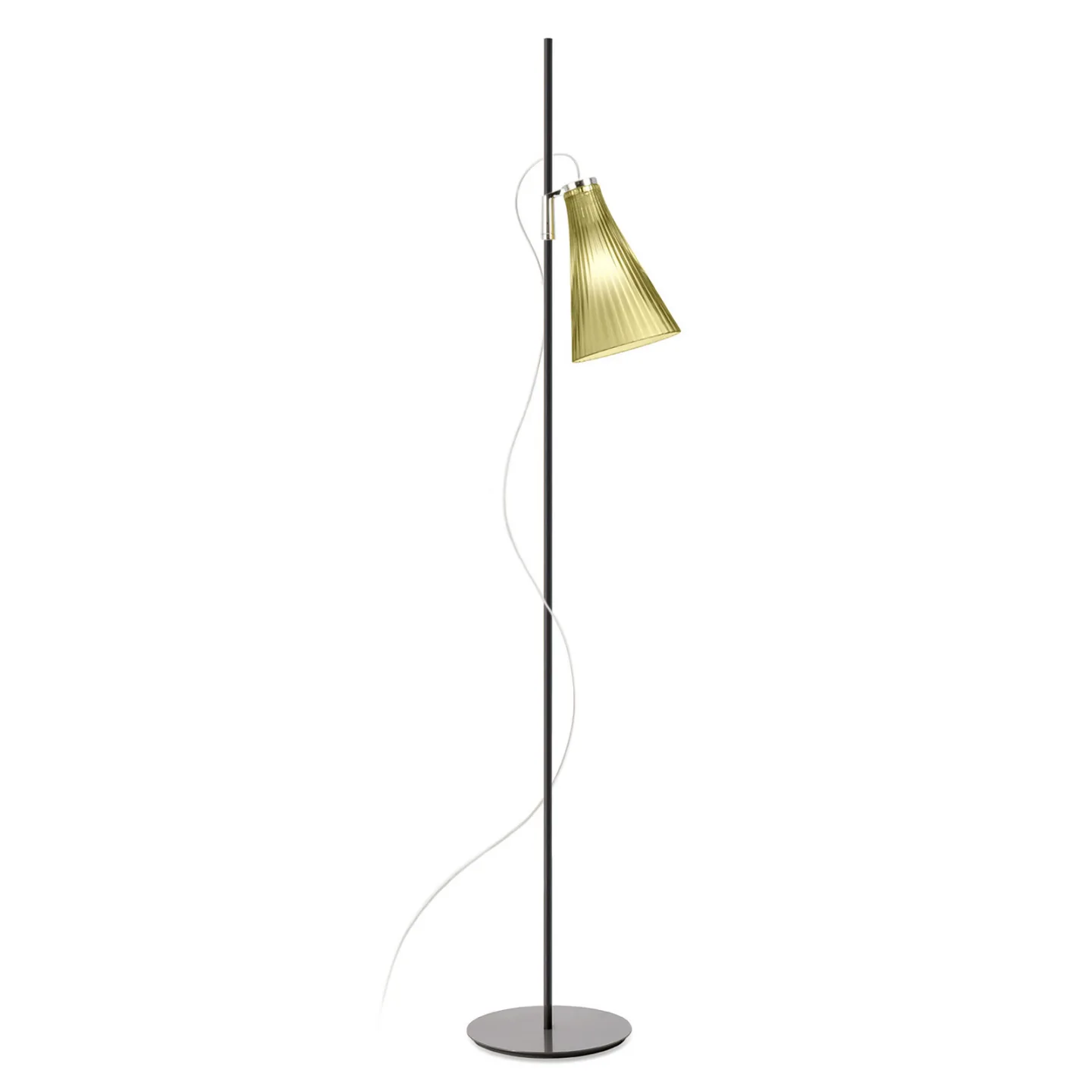 K-Lux Gulvlampe Black/Green - Kartell - Stue - Metal - Med én lyskilde
