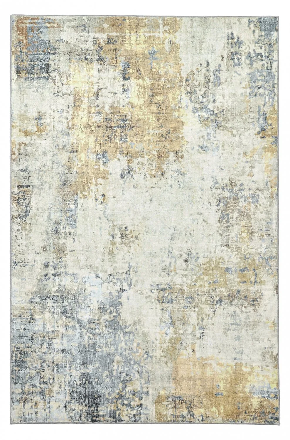 Flatvevd teppe - Comino (grå/multi) (Størrelse: 190 x 280 cm)