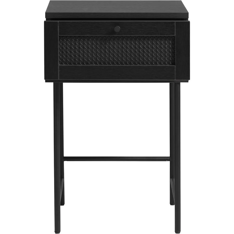 Beistelltisch Lysband Schwarz B 45 H 70 cm