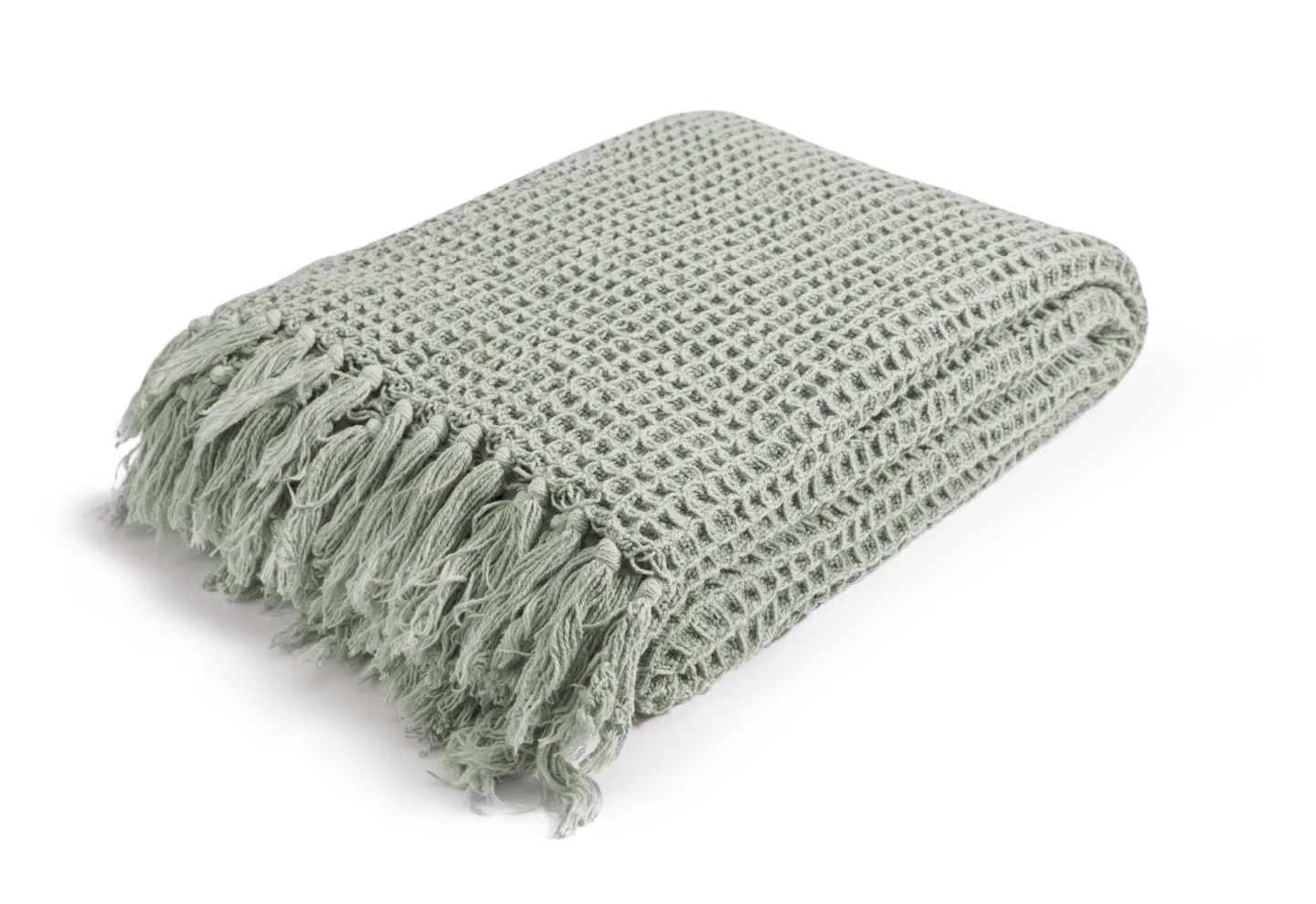 Magma Plaid Waffle, 130 x 170 cm Grün | Schubiger Möbel