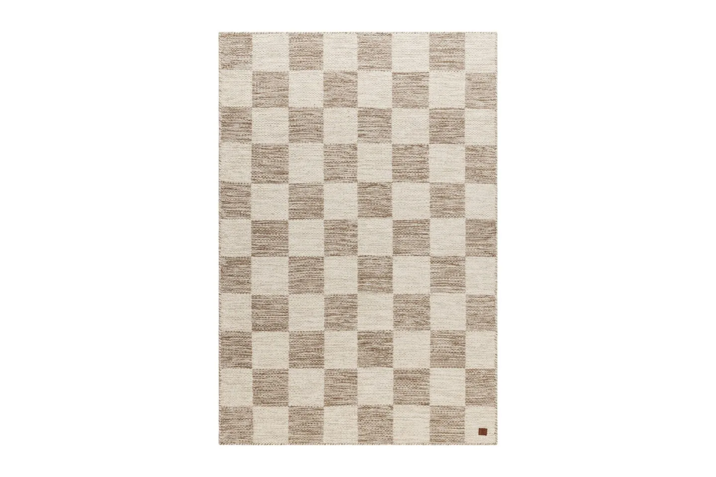 Moharan Ullmatta 160x230 cm Rektangulär - Mörkbeige