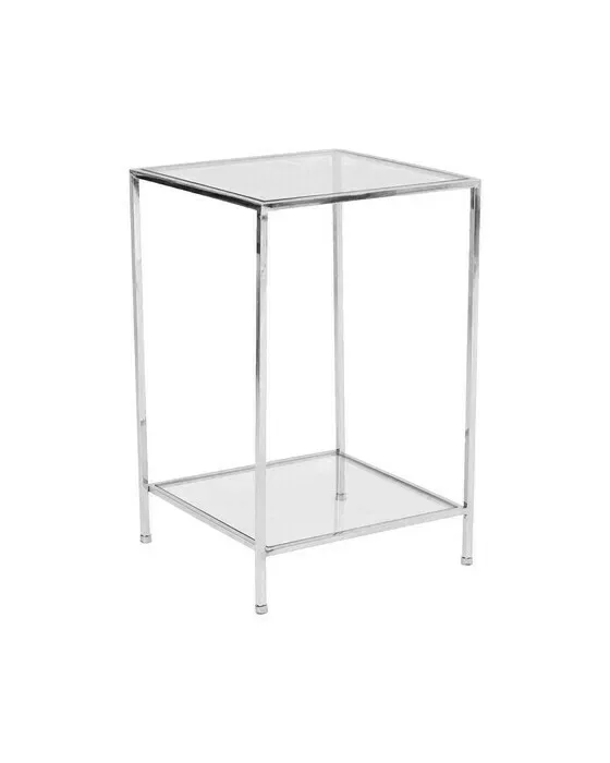 Fleur Side Table Chrome