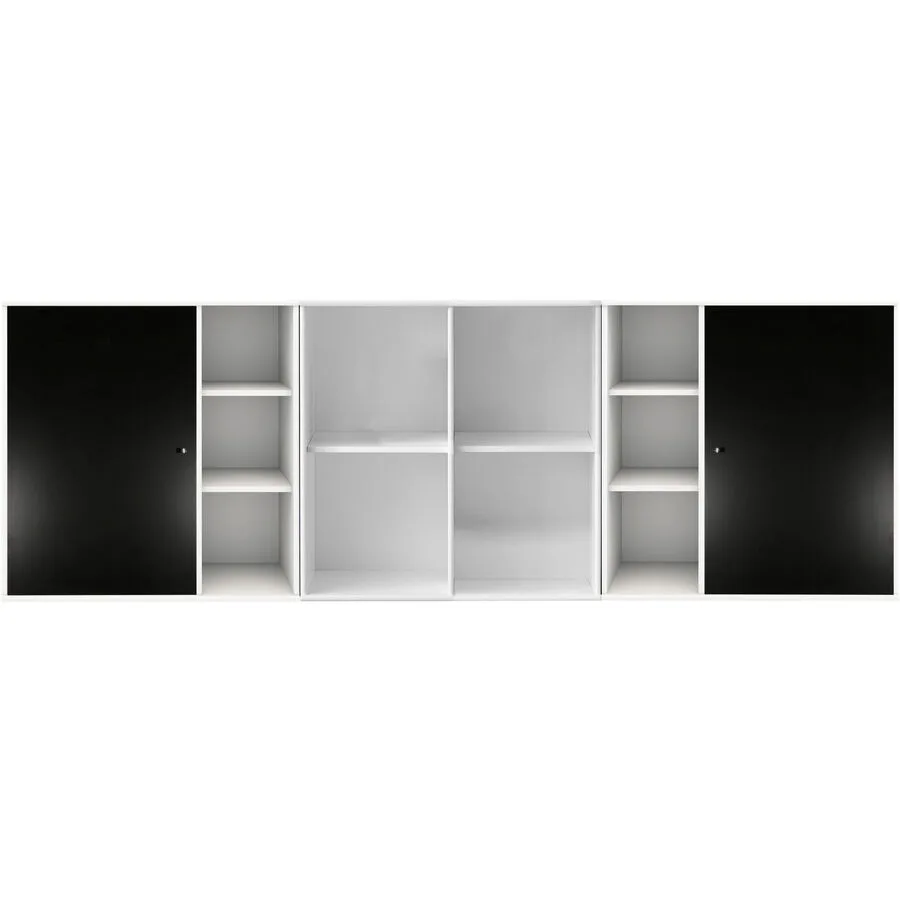 Sideboard Mister Weiss, Schwarz Holzwerkstoff B 207 H 69 cm