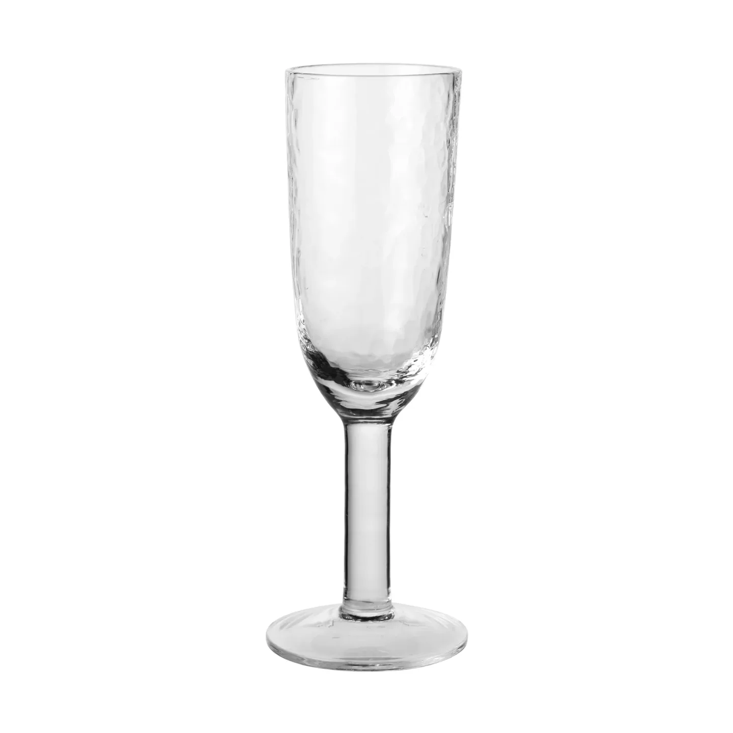 Broste Copenhagen Hammered Sektglas 20 cl Klar