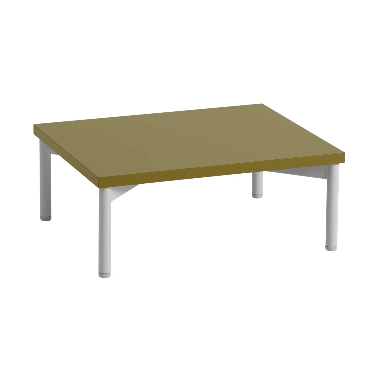 Muuto Stacked Aufbewahrungssystem Podium Tube Base 43,5x35 cm Brown green-grey