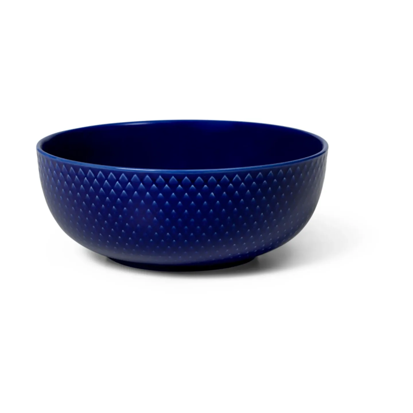 Lyngby Porcelæn Rhombe Schale Ø15,5cm Dunkelblau