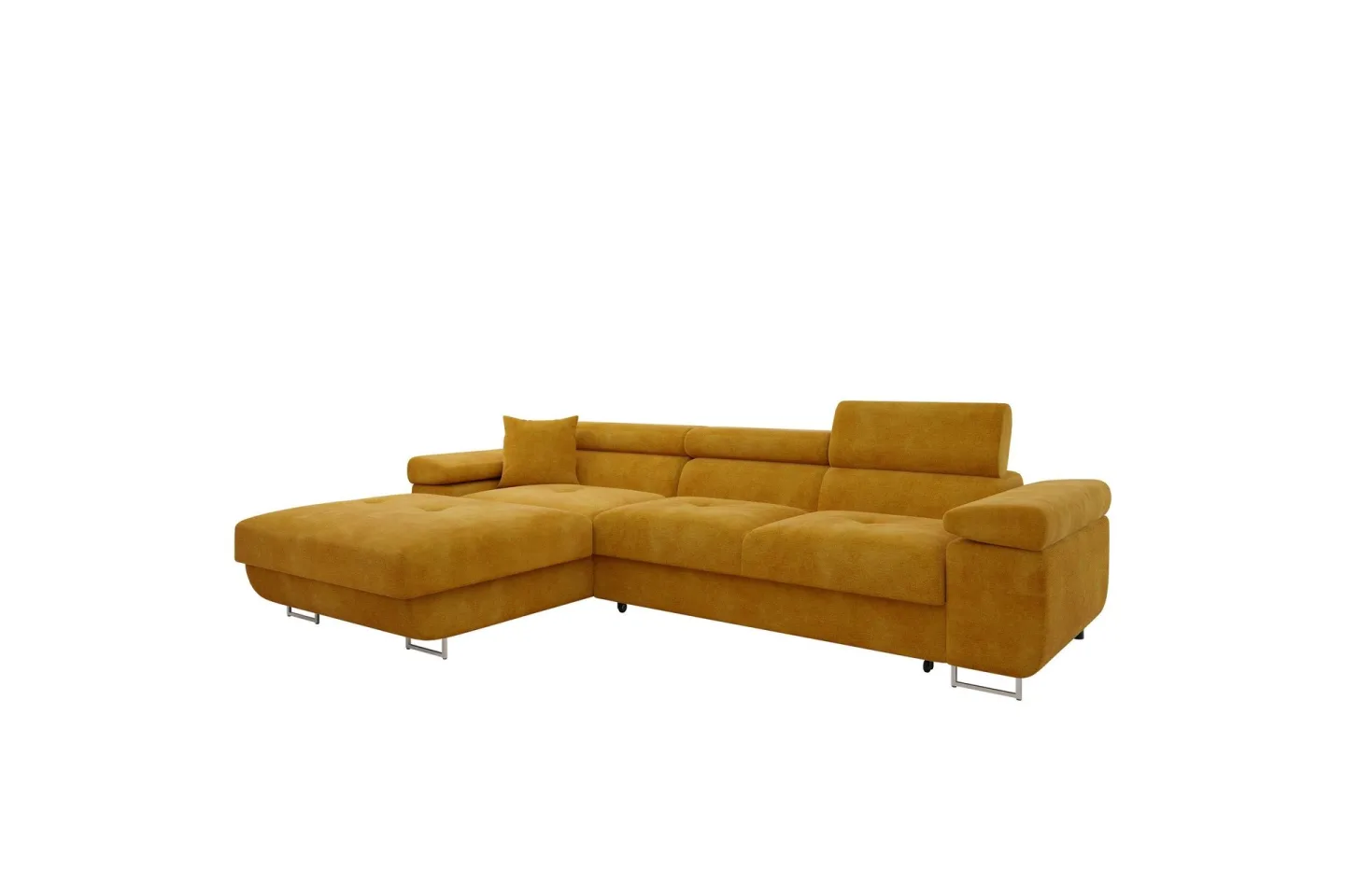 Gabina Soffa med Divan 3-sits - Gul