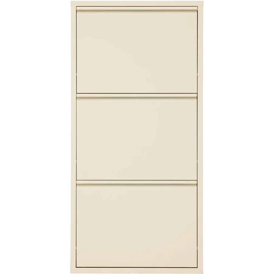 Schuhschrank Vinci Beige Metall 51 cm 103 cm