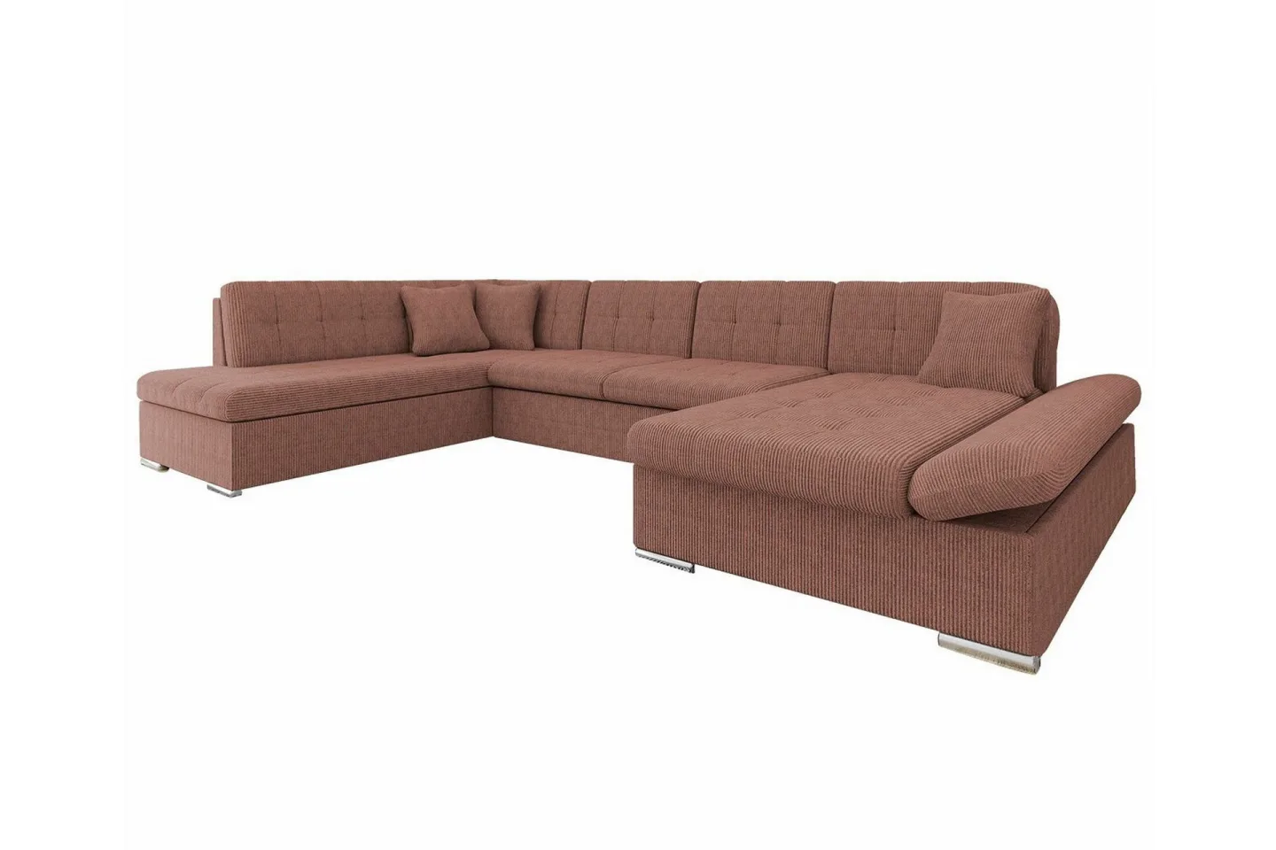Zumar 4-sits Hörnbäddsoffa Light brown -