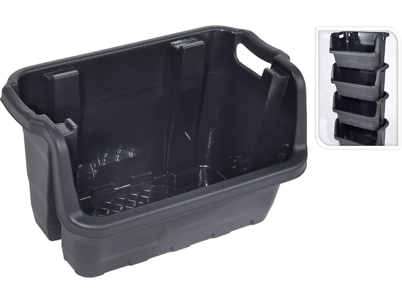 Aufbewahrungsbox EREN schwarz 37x59.5x35cm