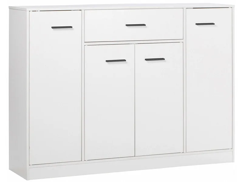 Kommode NEO 4 Türen 1 Schublade 30x116x84cm weiss dekor