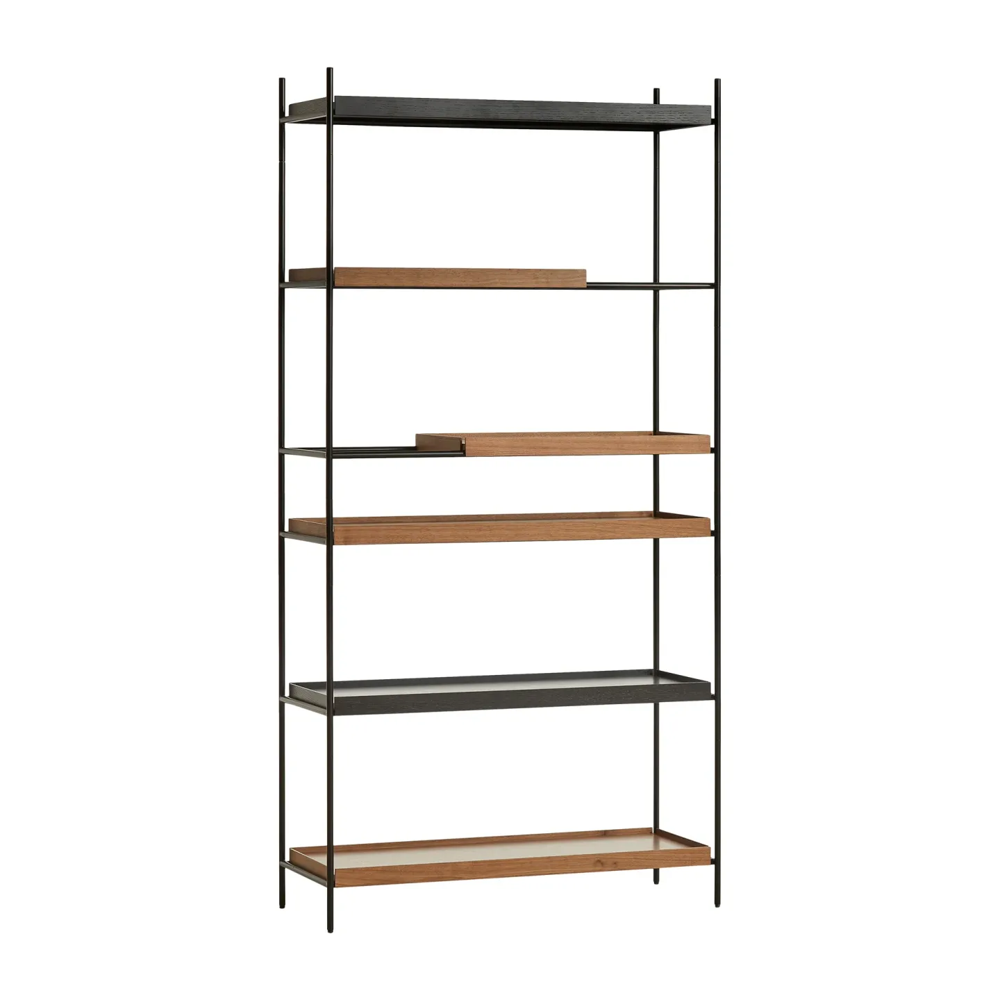 Woud Tray Regal hoch Eiche, 100 x 201 cm Style 4