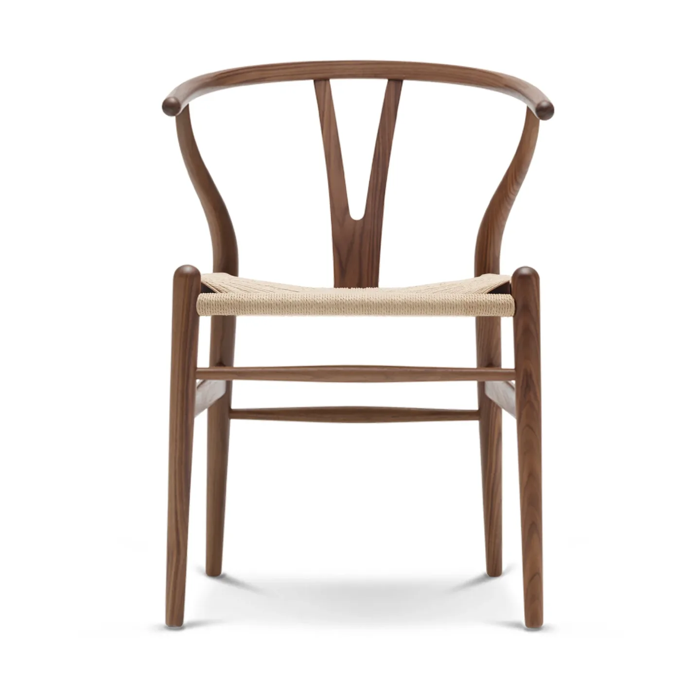 Carl Hansen & Søn CH24 Y-stol Oljad valnöt-naturflätad