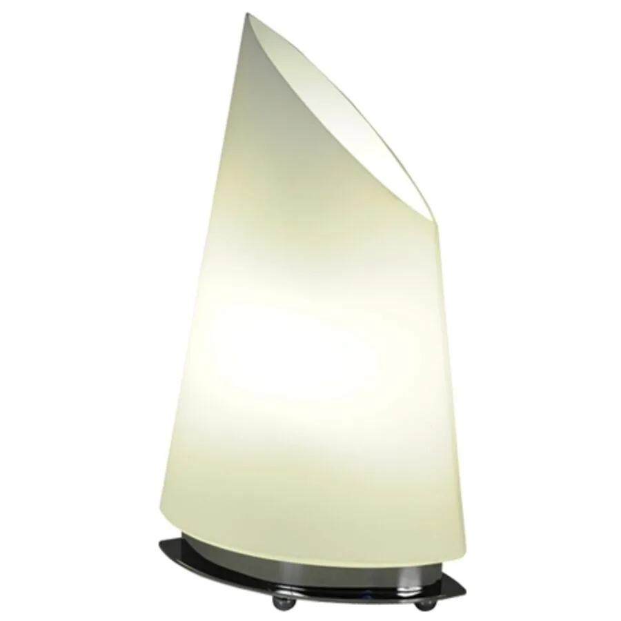 Designer-Tischlampe Bankamp Trapezo E14 chrom H 33 cm